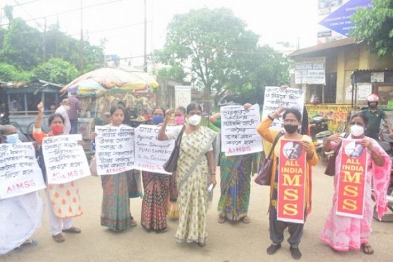 All India MSS protests against Fuel Price Hikes, Other Issues 